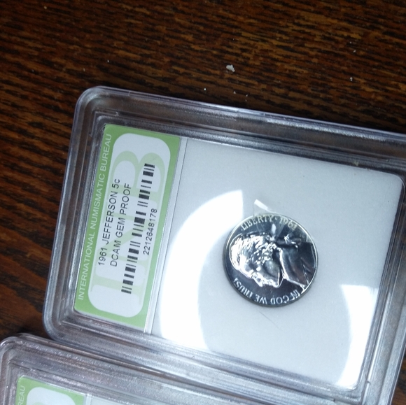 5 gem proof uncirculated nickel coin slab set of  proof nickels. - Picture 9 of 16